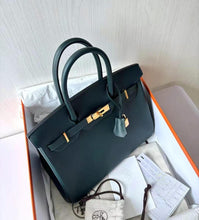 Load image into Gallery viewer, Hermes Birkin 30 green, with gold hdw
