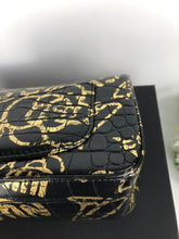 Load image into Gallery viewer, Chanel Egyptian graffiti mini reissue, rare from 19A collection croc embossed calfskin
