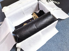 Load image into Gallery viewer, Chanel black calfskin reissue 226 medium, with gold hdw
