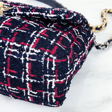 Load image into Gallery viewer, Chanel 19 bag in medium/large tweed with mixed hdw
