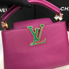 Load image into Gallery viewer, Louis Vuitton rare purple  capucines mini
