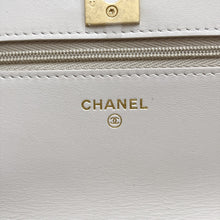 Load image into Gallery viewer, Chanel pearl wallet on chain (WOC) with gold hdw
