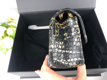 Load image into Gallery viewer, Chanel Egyptian graffiti mini reissue, rare from 19A collection croc embossed calfskin
