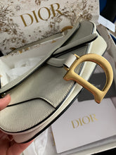 Load image into Gallery viewer, Dior saddle bag latte, grained calfskin, gold hdw
