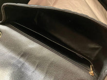 Load image into Gallery viewer, Chanel black caviar Maxi single flap, gold hdw.
