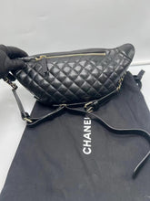 Load image into Gallery viewer, Chanel black belt bag
