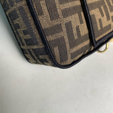 Load image into Gallery viewer, Fendi medium baguette, tobacco brown jacquard
