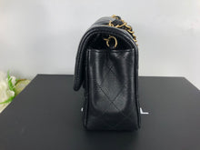 Load image into Gallery viewer, Chanel 27 series black mini, gold hdw
