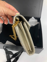 Load image into Gallery viewer, Ysl gold cassandre woc wallet on chain, gold hdw
