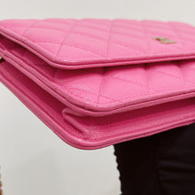 Load image into Gallery viewer, Chanel Barbie pink caviar woc, chip
