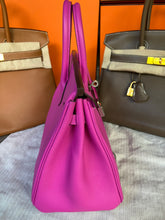 Load image into Gallery viewer, Hermes Birkin 25 Magnolia Swift with palladium hdw. Stamp U (2022)
