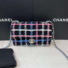 Load image into Gallery viewer, Chanel multi colour tweed mini
