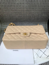 Load image into Gallery viewer, Chanel beige caviar jumbo, gold hdw
