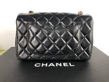 Load image into Gallery viewer, Chanel 27 series black mini, gold hdw
