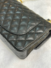 Load image into Gallery viewer, Chanel 29 series black caviar small classic flap, gold hdw
