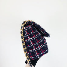 Load image into Gallery viewer, Chanel 19 bag in medium/large tweed with mixed hdw
