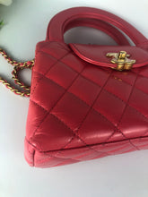 Load image into Gallery viewer, Chanel 23k dark pink Kelly, gold hdw (larger size)
