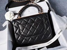 Load image into Gallery viewer, Chanel black small trendy, rose gold hdw
