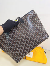 Load image into Gallery viewer, Goyard black Artois PM bag
