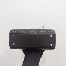 Load image into Gallery viewer, Lady Dior black mini, gold hdw.
