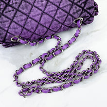 Load image into Gallery viewer, Chanel purple denim bag denimimpression
