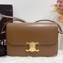 Load image into Gallery viewer, Celine triomphe medium with gold hdw
