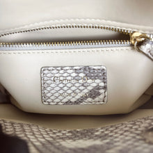 Load image into Gallery viewer, Lady Dior rare mini exotic snakeskin with gold hdw
