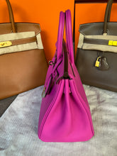 Load image into Gallery viewer, Hermes Birkin 25 Magnolia Swift with palladium hdw. Stamp U (2022)

