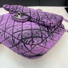 Load image into Gallery viewer, Chanel denim denimpression mini purple flap
