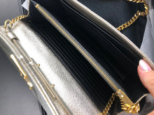 Load image into Gallery viewer, Ysl gold cassandre woc wallet on chain, gold hdw
