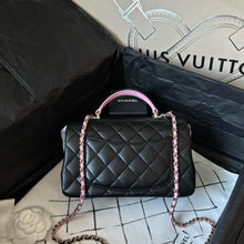 Load image into Gallery viewer, Chanel 23p black two tone mini
