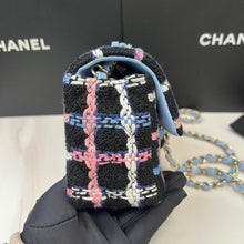 Load image into Gallery viewer, Chanel multi colour tweed mini
