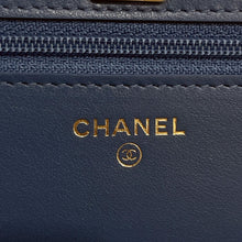 Load image into Gallery viewer, Changel pearl crush woc denim 22c with box, dust bag, chip
