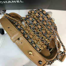 Load image into Gallery viewer, Chanel caramel small Gabrielle, mixed gold hdw
