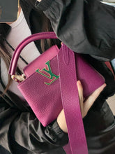 Load image into Gallery viewer, Louis Vuitton rare purple  capucines mini
