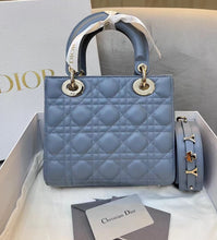 Load image into Gallery viewer, Lady Dior small enamel blue
