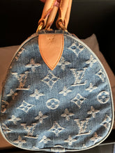 Load image into Gallery viewer, Louis Vuitton Neo 2005 denim speedy, collectors item
