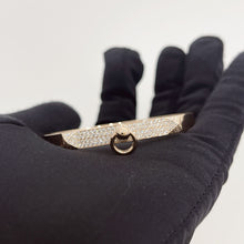Load image into Gallery viewer, Hermes CDC 18K rose gold bangle with diamonds, SH
