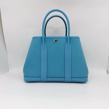 Load image into Gallery viewer, Hermès garden party 30 blue with dust bag

