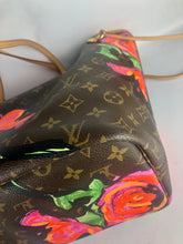 Load image into Gallery viewer, Louis Vuitton Rare Stephen Sprouse neverfull MM roses
