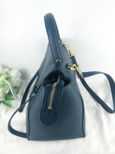 Load image into Gallery viewer, Celine Teal blue micro belt bag, gold hdw
