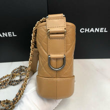 Load image into Gallery viewer, Chanel caramel small Gabrielle, mixed gold hdw
