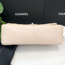 Load image into Gallery viewer, Chanel beige caviar jumbo with silver hdw
