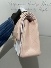 Load image into Gallery viewer, Chanel 21c light pink caviar small classic flap, light gold hdw
