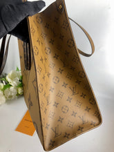 Load image into Gallery viewer, Louis Vuitton on-the-go GM monogram reverse giant canvas, gold hdw
