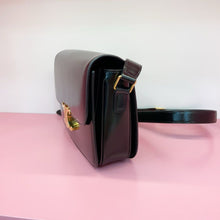 Load image into Gallery viewer, Celine black medium triomphe classique with gold hdw in calfskin
