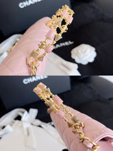 Load image into Gallery viewer, Chanel mini bag with embellished top handle 22b, gold hdw
