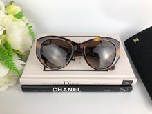 Load image into Gallery viewer, Chanel brown tortoise polarized sunglasses
