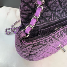 Load image into Gallery viewer, Chanel denim denimpression mini purple flap
