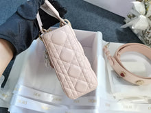 Load image into Gallery viewer, Lady Dior small pink with gold hdw
